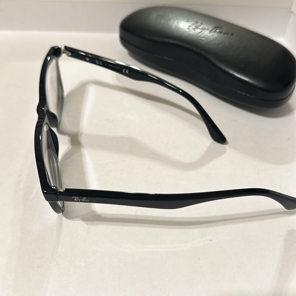 Unisex Ray Ban black frames RB 5279 2000 5518 145 eyeglasses frame with case - Picture 6 of 12